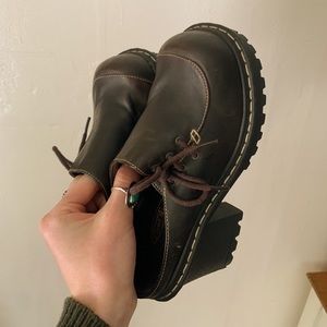 lower east side vintage platform clogs